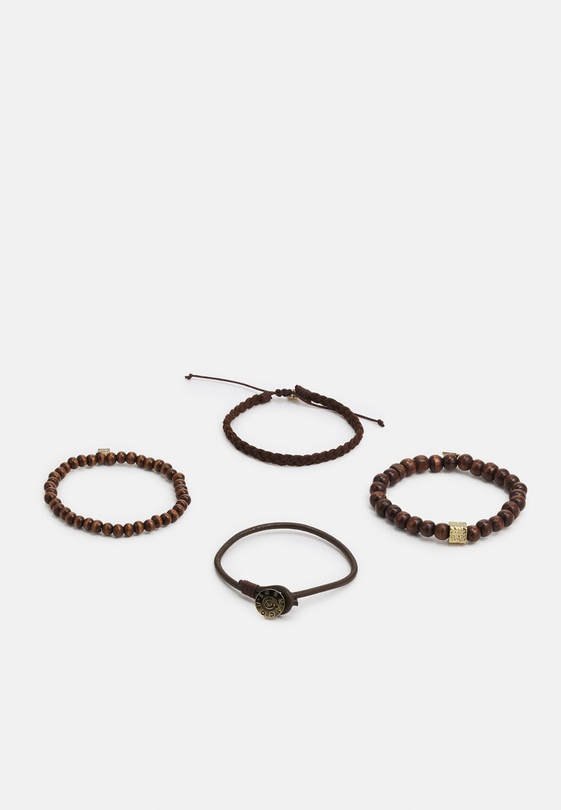 Icon Brand BEADED CUBE COMBO 4 PACK Bracelet Brown Zalando co uk