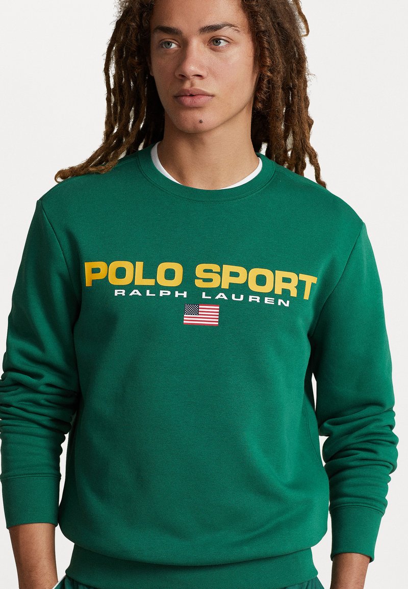 Polo Sport Ralph Lauren LONG SLEEVE - Sweatshirt - kelly green/green -  Zalando.co.uk