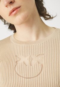 Pinko TRITONE MAGLIA - Camiseta estampada - beige