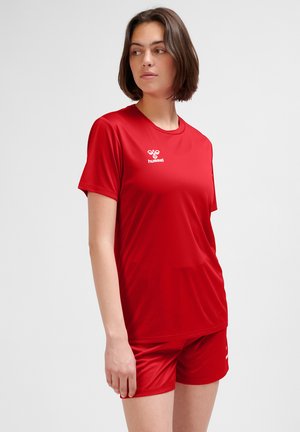 ESSENTIAL - Sports T-shirts - true red
