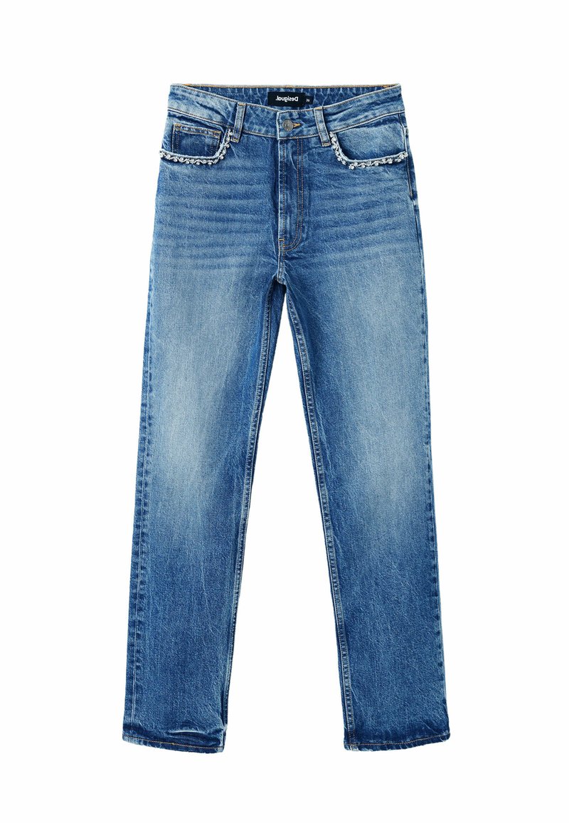Desigual Straight leg jeans blauw