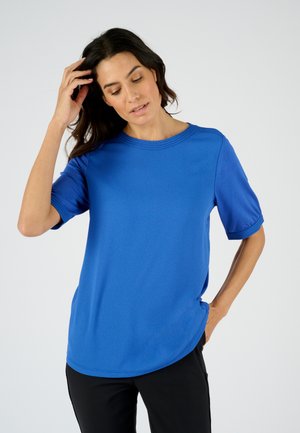 Damart T-shirt basic - bleu porcelaine