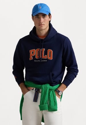 THE RL FLEECE LOGO HOODIE - Sweatshirt - cruise navy