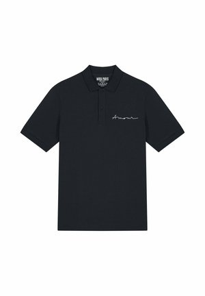 AMOUR ROCK EMBROIDERY UNISEX 25 - Polo - black