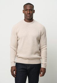 PROFUOMO Strickpullover - light sand