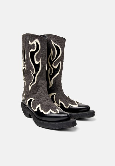 CAMPERLAB VENGA - Biker-/cowboynilkkurit - grau schwarz