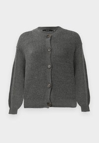VMLEA O NECK CARDIGAN - Gilet - asphalt