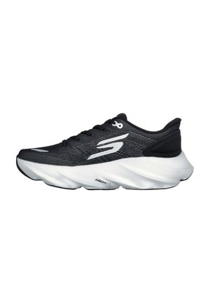 Skechers Performance SKX AERO BURST - Laufschuh Trail - black textile white trim