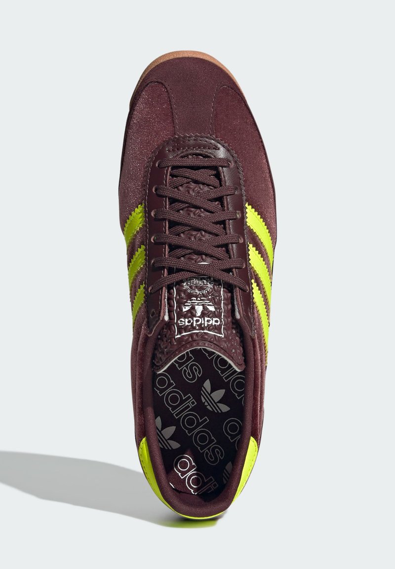 adidas gazelle silver green womens SL 72 OG Shoes Noble Maroon/Maroon/Spring Yellow – Karen Walker main image 1