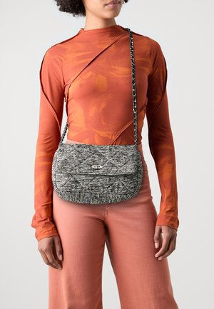 Becksöndergaard DEW HOLLIS BAG - Cross body bag - macademia/offwhite