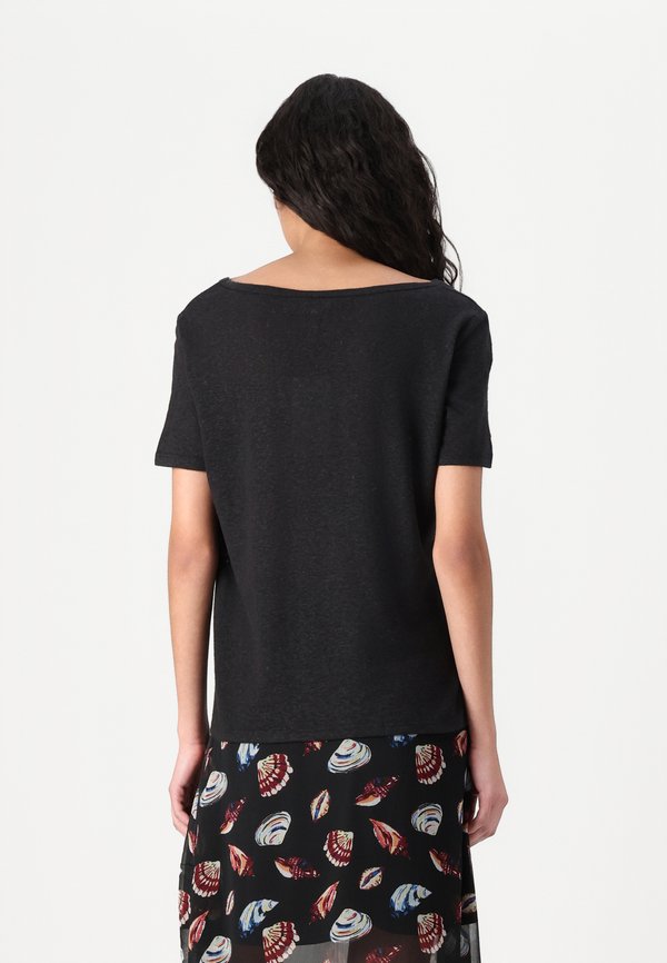 OBJTHEA V NECK - Basic T-shirt4