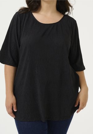 Blouse - mottled black