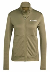 MULTI FULL ZIP JACKET - Fleecejacka - olive strata