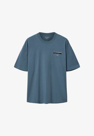 AllSaints, - T-shirt z nadrukiem