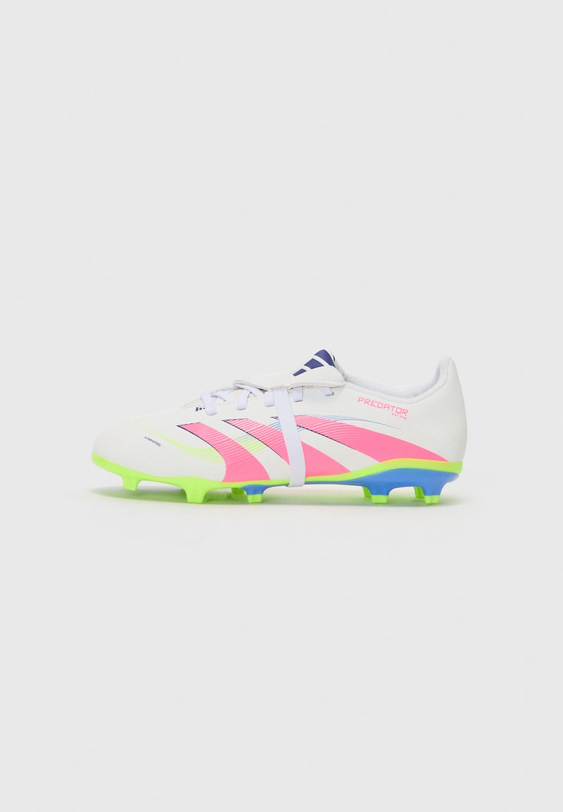 adidas Performance - PREDATOR LEAGUE UNISEX - Scarpe da calcetto con tacchetti - white/lucid pink/lucid lemon, Ingrandire