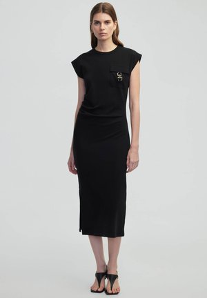 Jersey dress - black