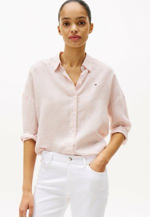 Button-down blouse - foggy pink stp