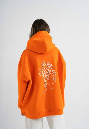 Kapuzenpullover - orange