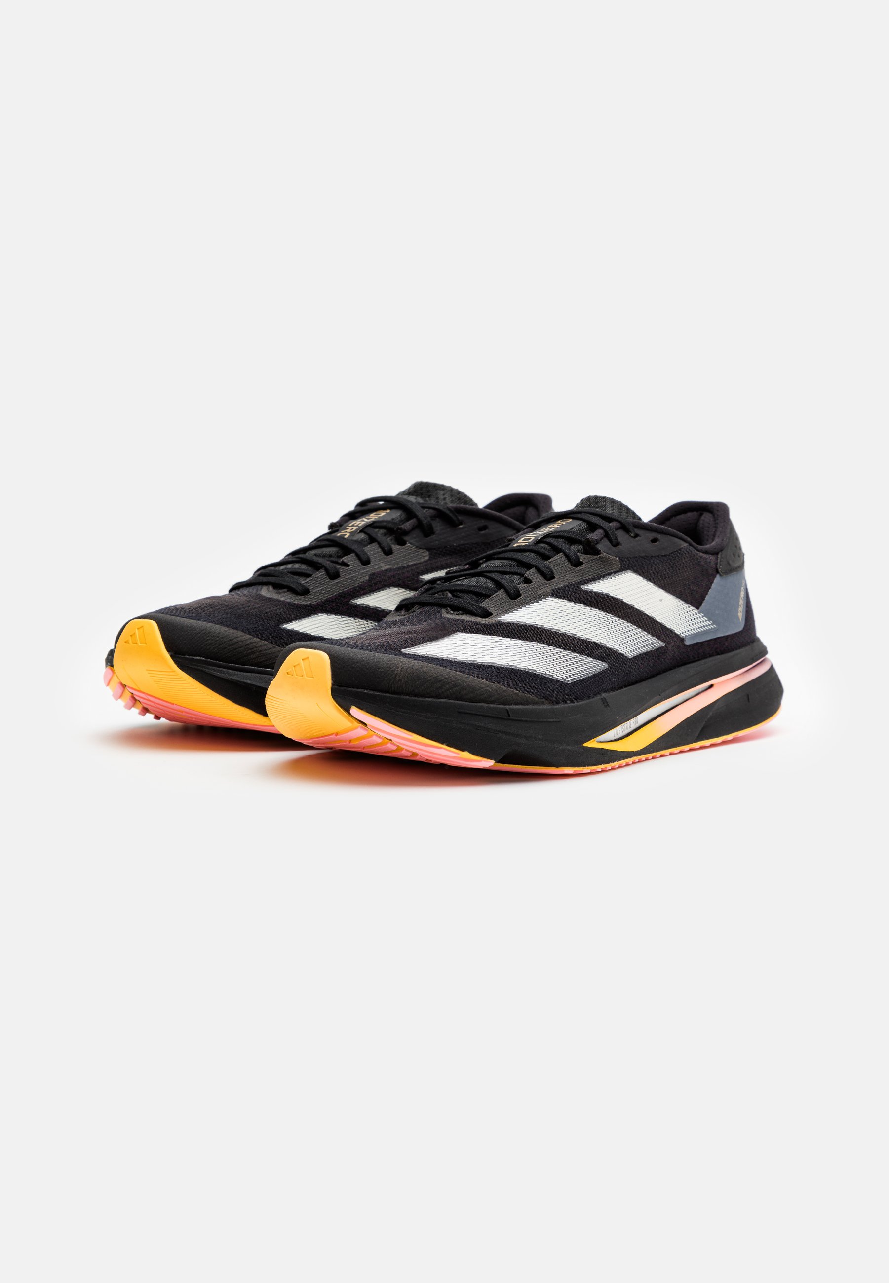 adidas Performance ADIZERO - Hardloopschoenen voor op de weg - core  black/zero metallic/spark/zwart - Zalando.nl