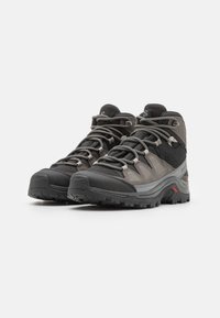 Salomon QUEST ROVE GORE TEX - Hiking shoes - black/magnet/quiet shade