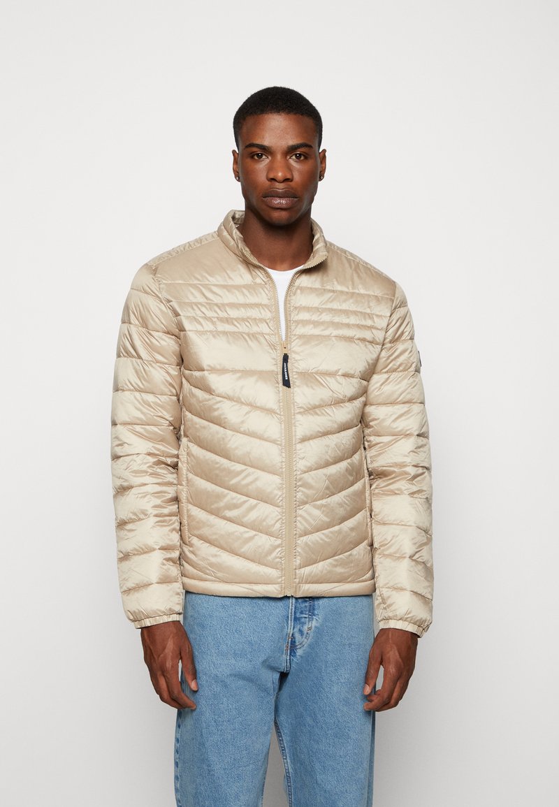 Jack & Jones JJEHERO PUFFER COLLAR - Vinterjakke - crockery