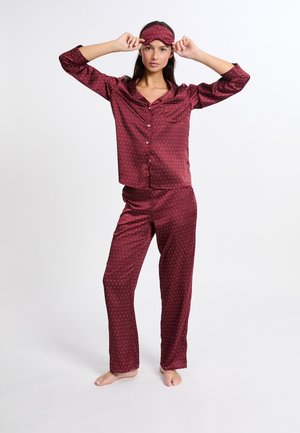 SIDERA SET - Conjunto de pijama - bordeaux grenat