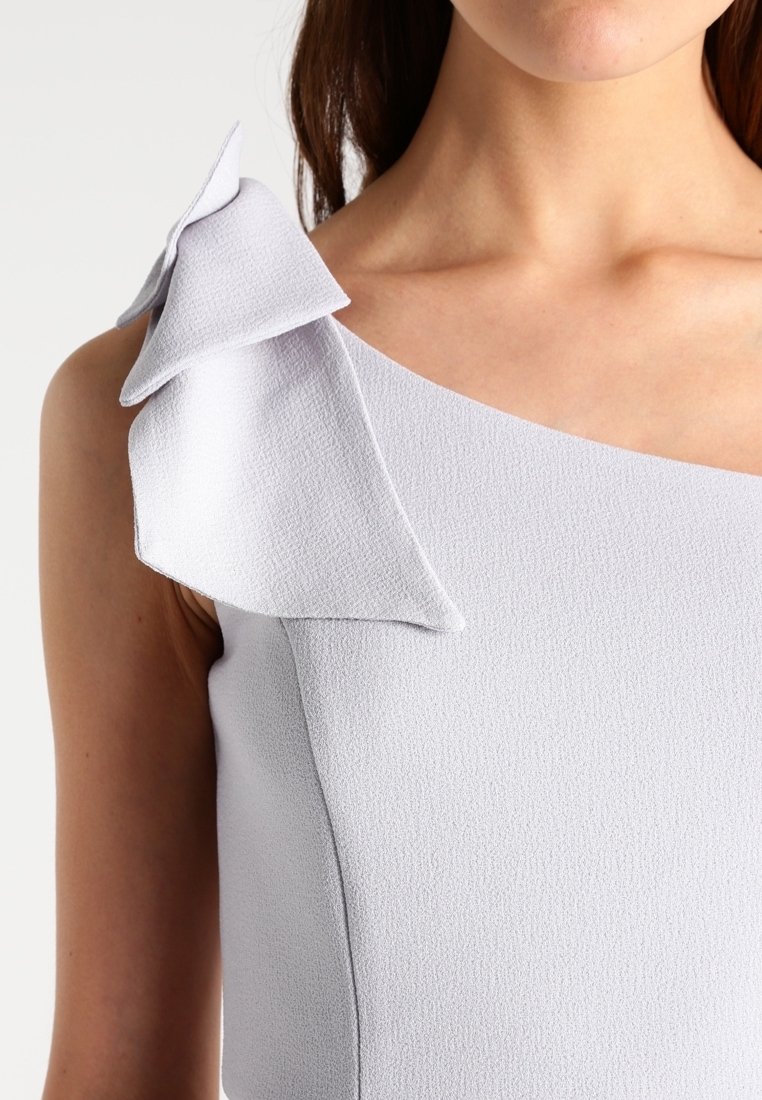 true decadence grey dress Womens' Applique Detail Butterfly Sleeves Chiffon Belted Dress – Elonnashop main image 1