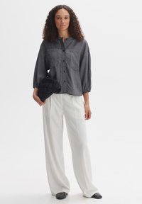 OPUS FINTRA - Button-down blouse - black
