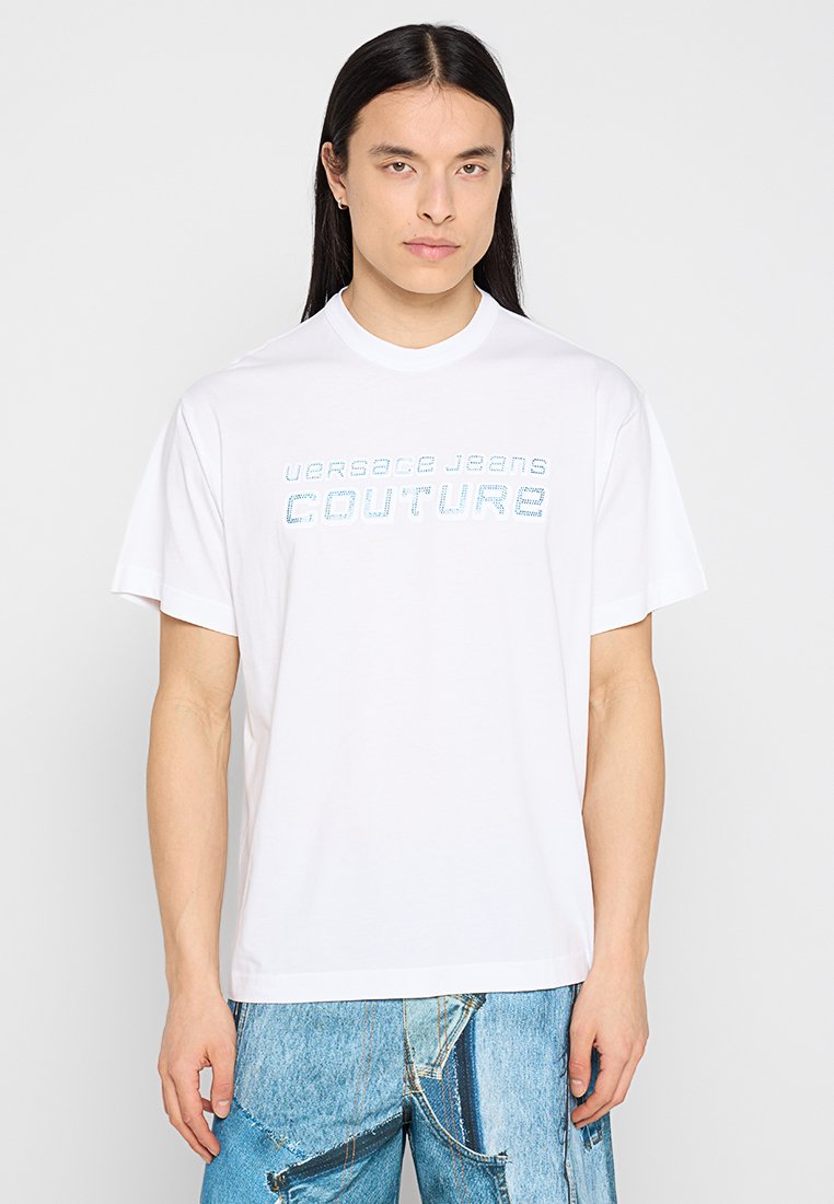 Versace Jeans Couture T-shirt print wit Versace Jeans Couture T-shirt print wit