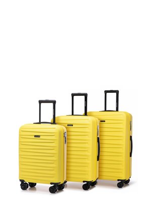 LUGGAGE SET FROM ABS - Juego de maletas - yellow