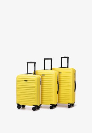 WITTCHEN LUGGAGE SET FROM ABS - Juego de maletas - yellow