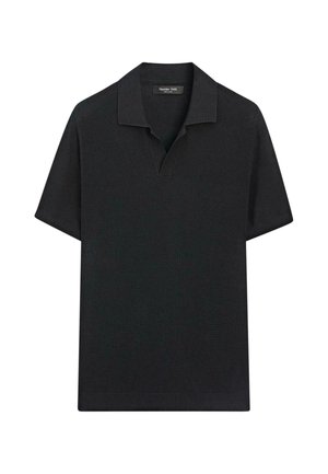 Massimo Dutti, Poloshirt - mottled dark blue