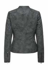 ONLY ONLAVA BIKER OTW NOOS - Veste en similicuir - magnet