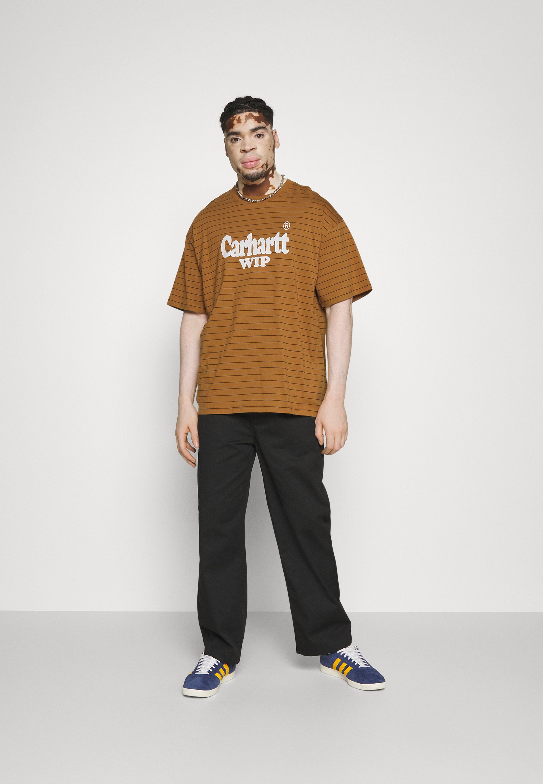 Carhartt WIP ORLEAN SPREE - Print T-shirt - hamilton brown
