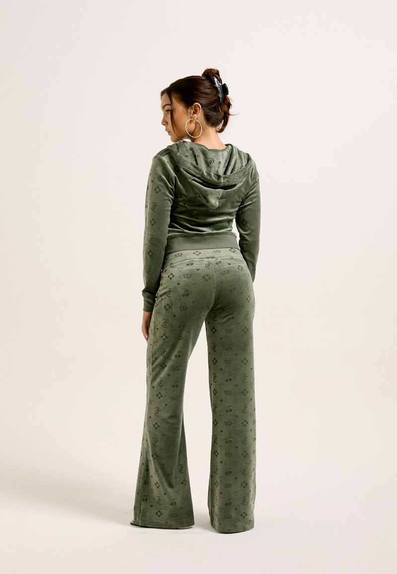 Juicy Couture - MONOGRAM LISA  - Tracksuit bottoms - thyme, Enlarge