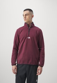 The North Face GLACIER ¼ ZIP - EMBROIDERED LOGO - Flisinis džemperis - alpine plum