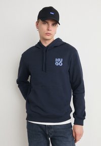 HUGO DIMONIHOOD - Felpa - dark blue