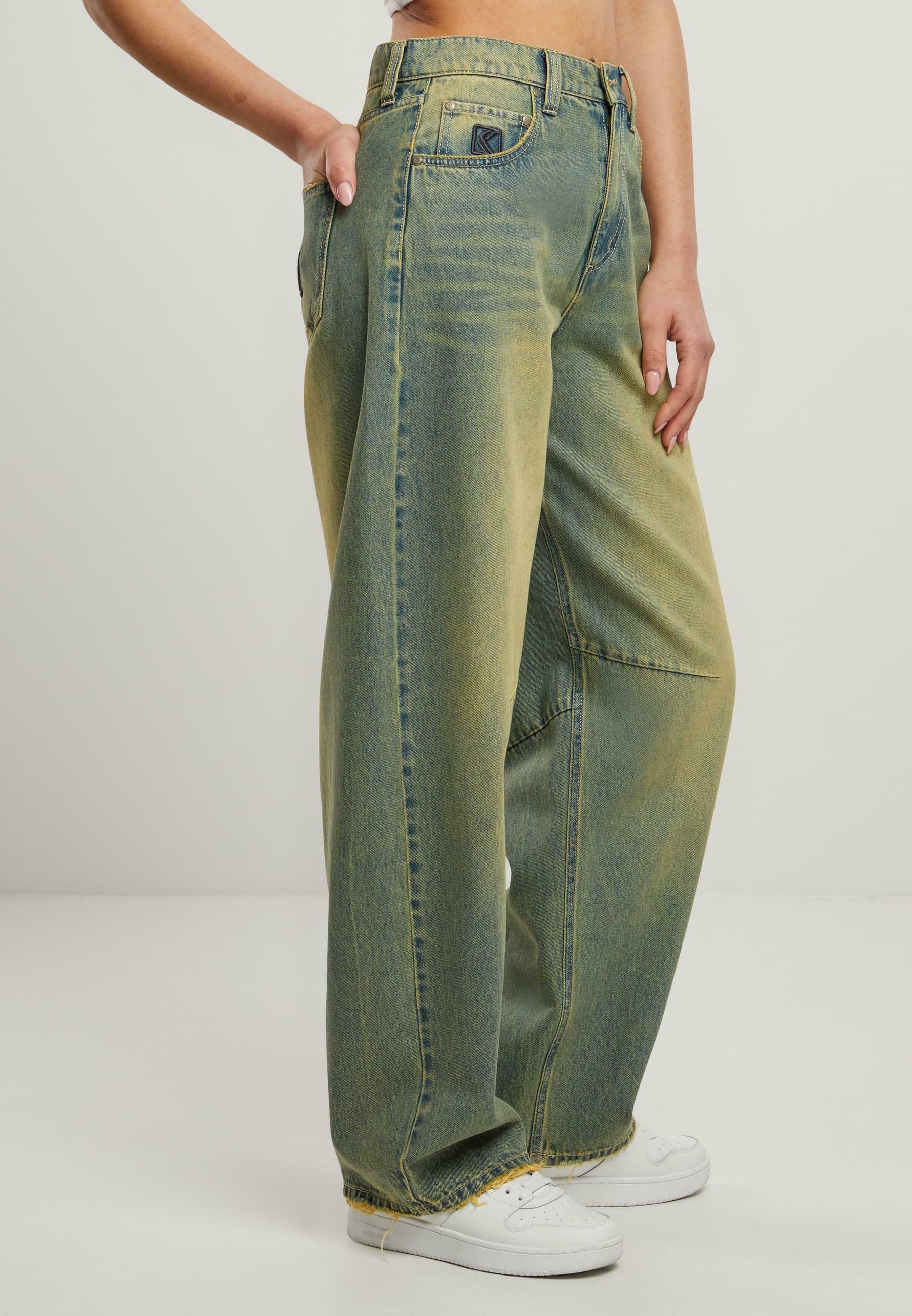 KARL KANI◆デニム バギー ジョーツ Denim Baggy Jorts [Green] Denim baggy gurkha baker jorts – YZ