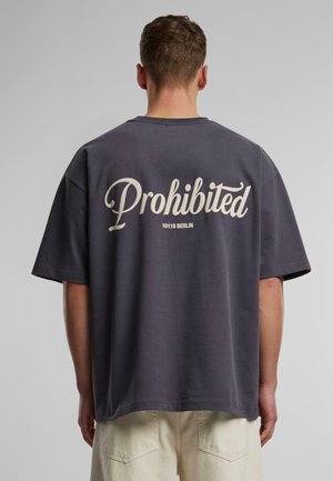UNISEX - Print T-shirt - grey