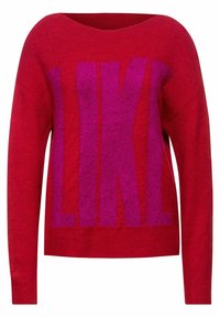 Street One Strickpullover - red
