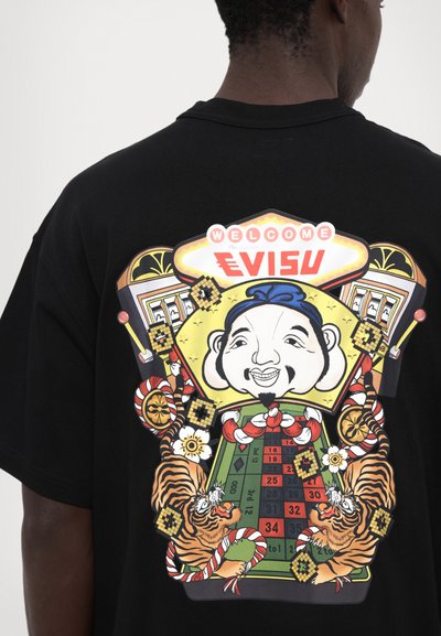 Evisu VIRTUAL VACATION PRINT TEE - T-shirt imprimé - black