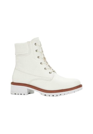 Stivaletti con plateau - white