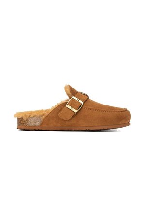XTI, ZUECO DE MUJER PLANO - Sandalias planas - camel
