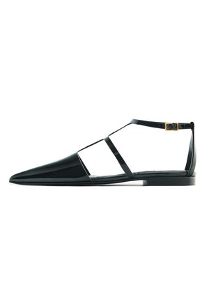 Ballerina's met enkelbandjes - black