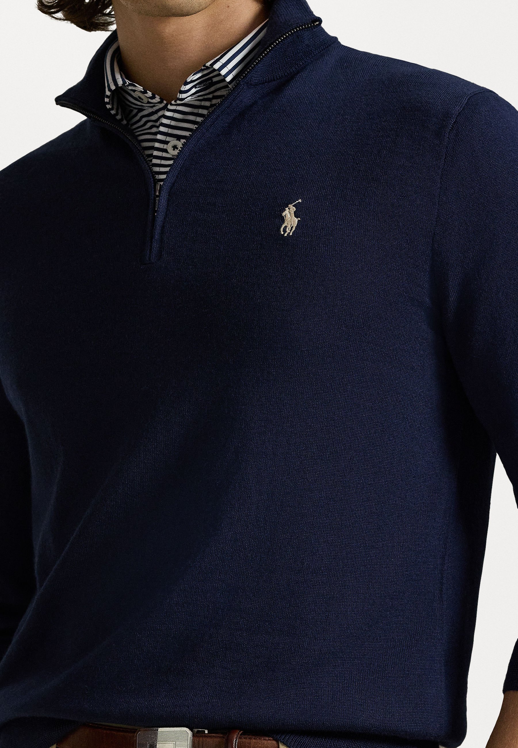 Polo Ralph Lauren PERFORMANCE QUARTER-ZIP SWEATER - Jumper