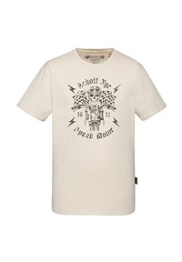 T-shirt imprimé - blanc cassé