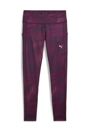 RUN FAV VELOCITY - Leggings - midnight plum