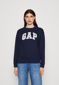GAP HERITAGE CREW - Sweatshirt - navy uniform