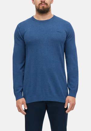 s.Oliver, STRICKPULLOVER - Jumper - blau