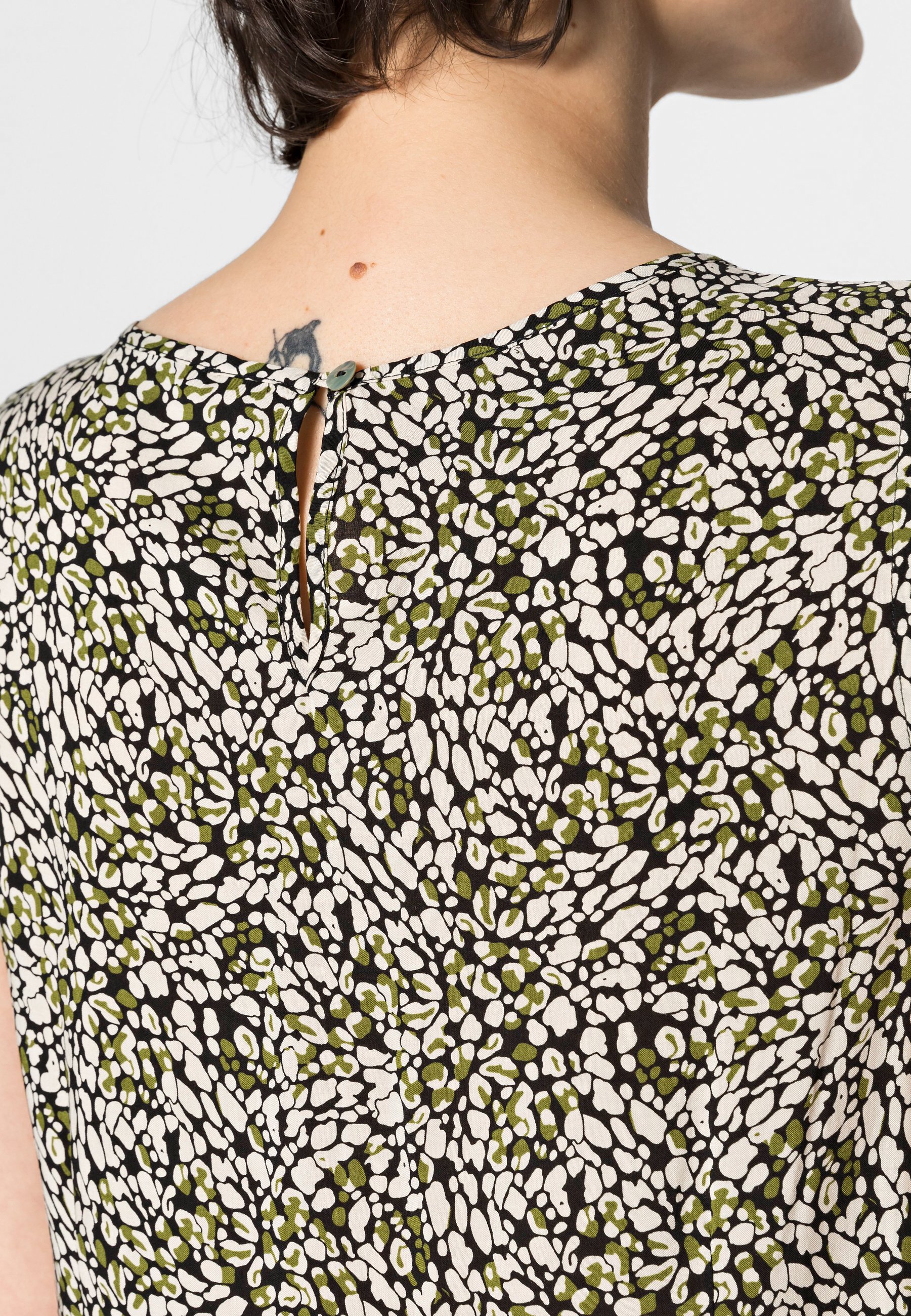 Opus WENOLA ABSTRACT - Jurk - black/zwart - Zalando.nl
